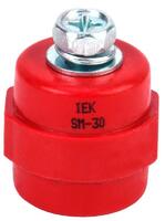 Изолятор SM30 (М8) силовой с болтом IEK YIS11-30-08-B - УПС инжиниринг