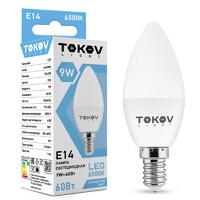 Лампа светодиодная 9Вт С37 6500К Е14 176-264В (TKL) TOKOV ELECTRIC TKL-C37-E14-9-6.5K - УПС инжиниринг