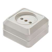 Розетка 1-м ОП Bolleto 7022 16А IP20 бел. ASD / IN HOME 4680005959785 - УПС инжиниринг
