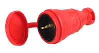 Разъем каучуковый R8-RED-IP44 с/з прямой 16А IP44 красн. Эра Б0044548 - УПС инжиниринг