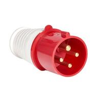 Вилка переносная 024 32А 3P+PE 380В IP44 EKF ps-024-32-380 - УПС инжиниринг