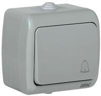 Выключатель кнопочный 1-кл. ОП AQUATIC 10А IP54 ВС-20-1-3-А IEK EVA14-K03-10-54 - УПС инжиниринг
