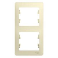 Рамка 2-м Glossa вертикал. беж. SE GSL000206 - УПС инжиниринг