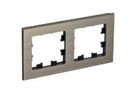 Рамка 2-м AtlasDesign Nature метал. латунь SE ATN312202 - УПС инжиниринг