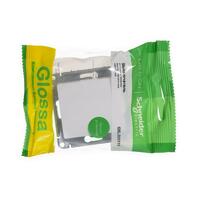 Кнопка нажимная 1-кл. СП Glossa 10А IP20 (сх. 1) 10AX механизм бел. SE GSL000115 - УПС инжиниринг