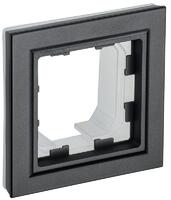 Рамка 1-м IP44 BRITE РУ-1-БрЧ-44 черн. IEK BR-M12-44-K02 - УПС инжиниринг