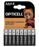 Элемент питания алкалиновый AAA/LR03 (блист. 8шт) Basic Opticell 5051009 - УПС инжиниринг
