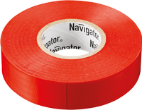 Изолента ПВХ 15мм (рул.10м) красн. NIT-B15-10/R Navigator 71230 - УПС инжиниринг