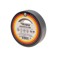 Изолента ПВХ 0.13х19мм 25м сер. Kranz KR-09-2208 - УПС инжиниринг