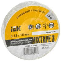 Изолента ПВХ 0.13х15мм (рул.20м) бел. IEK UIZ-13-10-K01 - УПС инжиниринг
