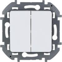 Выключатель 2-кл. Inspiria 10А IP20 250В 10AX механизм бел. Leg 673620 - УПС инжиниринг