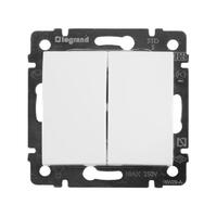 Выключатель 2-кл. СП Valena 10А IP31 250В механизм бел. Leg 774405 - УПС инжиниринг