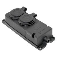 Колодка 2-м 16А IP44 2P+PE 230В с защ. крышками каучук PROxima EKF RPS-018-16-230-44-r - УПС инжиниринг