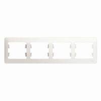 Рамка 4-м Glossa горизонт. перламутр SE GSL000604 - УПС инжиниринг