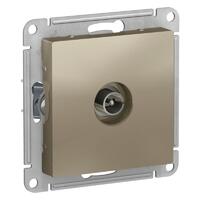 Розетка телевизионная TV AtlasDesign коннектор механизм шампань SE ATN000593 - УПС инжиниринг