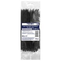 Хомут кабельный нейлоновый черн. 4.8х300 (уп.100шт) TOKOV ELECTRIC TKE-HNS-4.8-300-B/100 - УПС инжиниринг