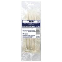 Хомут кабельный нейлоновый бел. 4.8х350 (уп.100шт) TOKOV ELECTRIC TKE-HNS-4.8-350-W/100 - УПС инжиниринг