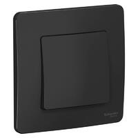 Переключатель проходной 1-кл. СП Blanca 10А IP20 (сх. 6) 250В антрацит SE BLNVS010606 - УПС инжиниринг