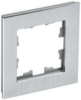 Рамка 1-м BRITE РУ-1-1-БрА металл алюм. IEK BR-M12-M-K47 - УПС инжиниринг