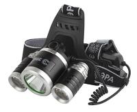 Фонарь аккумуляторный налобный GA-809 8Вт 3SMD CREE High Power Headlamp алюм. Эра Б0056111 - УПС инжиниринг
