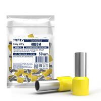 Наконечник штыревой втулочный изолированный НШВИ 25-16 TOKOV ELECTRIC TKE-NSVI-25-16-C07/50 - УПС инжиниринг