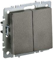 Выключатель 2-кл. СП BRITE ВС10-2-0-БрТБ 10А механизм бронза IEK BR-V20-0-10-K45 - УПС инжиниринг