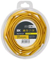 Трубка термоусадочная ТТУ нг-LS 4/2 желт. (уп.2м) IEK UDR12-004-002-002-K05-T - УПС инжиниринг