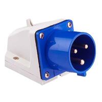 Вилка стационарная 523 32А 2P+PE 220В IP44 EKF ps-523-32-220 - УПС инжиниринг