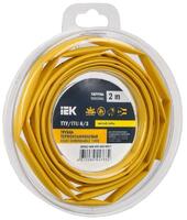 Трубка термоусадочная ТТУ нг-LS 6/3 желт. (уп.2м) IEK UDR12-006-003-002-K05-T - УПС инжиниринг