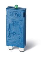 Модуль индикации и защиты LED + варистор 6...24В AC/DC зел. FINDER 9901002498 - УПС инжиниринг