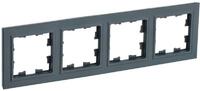 Рамка 4-м BRITE РУ-4-БрГ графит IEK BR-M42-K53 - УПС инжиниринг