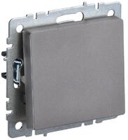 Выключатель 1-кл. СП BRITE ВС10-1-0-БрС 10А механизм сталь IEK BR-V10-0-10-K46 - УПС инжиниринг