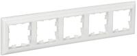Рамка 5-м BRITE РУ-5-Бр бел./бел. IEK BR-M52-12-K01 - УПС инжиниринг