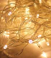 Гирлянда светодиодная 50LED провод 6.5м 8 режимов мигания Космос KOC_GIR50LED_W - УПС инжиниринг