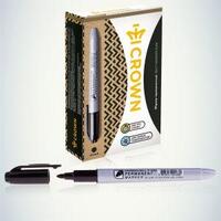 Маркер перманентный "Multi Marker Slim" 2мм пулевидный черн. Crown Б0048243 - УПС инжиниринг