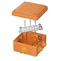 Коробка ответвительная FS 100х100х50мм 6р 450В 6А 4кв.мм с каб. вводами и клеммн. IP56 пластик. DKC FSB11604 - УПС инжиниринг