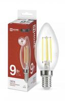 Лампа светодиодная LED-СВЕЧА-deco 9Вт свеча прозрачная 4000К нейтр. бел. E14 1040лм 230В IN HOME 4690612026206 - УПС инжиниринг