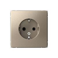 Розетка ArtGallery 16А с заземл. механизм шампань SE GAL000543 - УПС инжиниринг