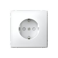 Розетка ArtGallery 16А с заземл. со шторками быстрозажим. клем. механизм бел. SE GAL000145S - УПС инжиниринг