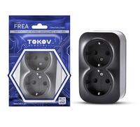 Розетка 2-м ОП Frea 16А IP20 250В с заземл. АБС-пластик карбон TOKOV ELECTRIC TKE-FR-R2Z-C14 - УПС инжиниринг