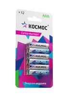 Элемент питания алкалиновый AAA/LR03 BP-12 (блист.12шт) КОСМОС KOCLR03BL12 - УПС инжиниринг
