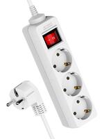 Удлинитель 3х5м с заземл. 16А IP20 ПВС 3х1 с выкл. КОСМОС YKsm5m-3g-Z-V(K) - УПС инжиниринг