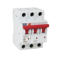 Выключатель нагрузки модульный 3п 32А OptiDin BM63P УХЛ3 КЭАЗ 332898 - УПС инжиниринг