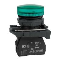 Лампа сигнальная OptiSignal D22 C5-L-M3 зел. пластик 230-240VAC XB5AVM3 КЭАЗ 332188 - УПС инжиниринг