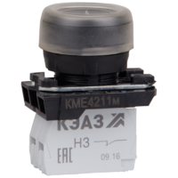 Кнопка КМЕ 4211м 1но+1нз цилиндр IP65 черн. КЭАЗ 248243 - УПС инжиниринг