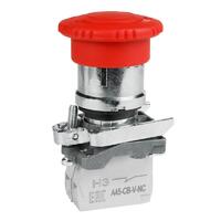 Кнопка аварийного останова OptiSignal D22 C4-ESTR-11 металл 1НО+1НЗ возврат поворотом XB4BS8445 КЭАЗ 332179 - УПС инжиниринг