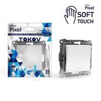 Выключатель 1-кл. СП Pixel 10А IP20 с индикатором механизм айс TOKOV ELECTRIC TKE-PX-V1I-C34 - УПС инжиниринг
