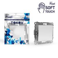 Переключатель проходной 1-кл. СП Pixel 10А IP20 механизм айс TOKOV ELECTRIC TKE-PX-P1-C34 - УПС инжиниринг