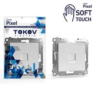 Розетка компьютерная 1-м СП Pixel RJ45 кат.5E механизм айс TOKOV ELECTRIC TKE-PX-RC1-C34 - УПС инжиниринг