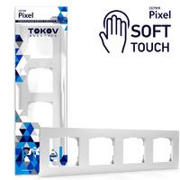 Рамка 4-м Pixel универс. айс TOKOV ELECTRIC TKE-PX-RM4-C34 - УПС инжиниринг